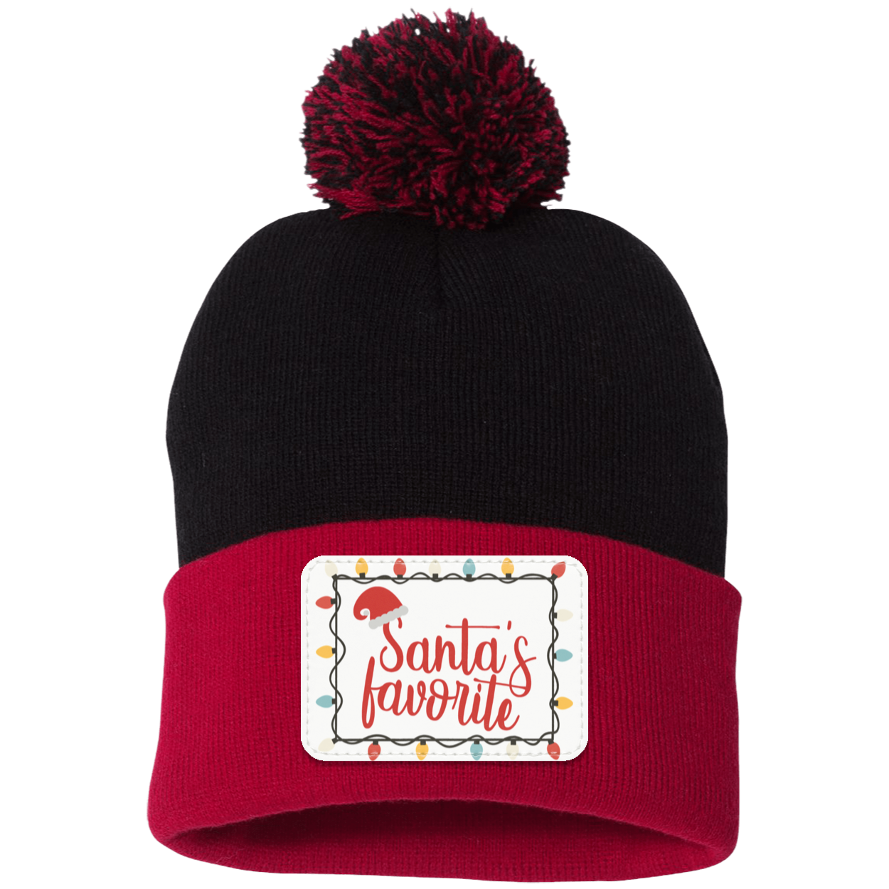 Santa's Favorite Christmas Knit Cap - Patch