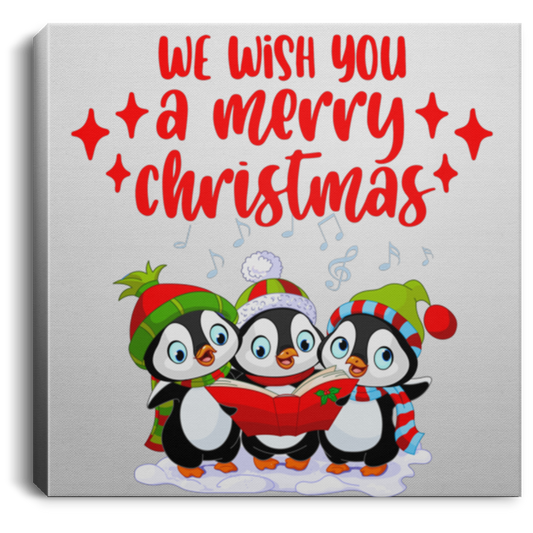 Merry Penguins Canvas
