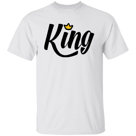 King/Queen Matching Couples Valentines Day T-Shirt, Gift for Him Gift for Her