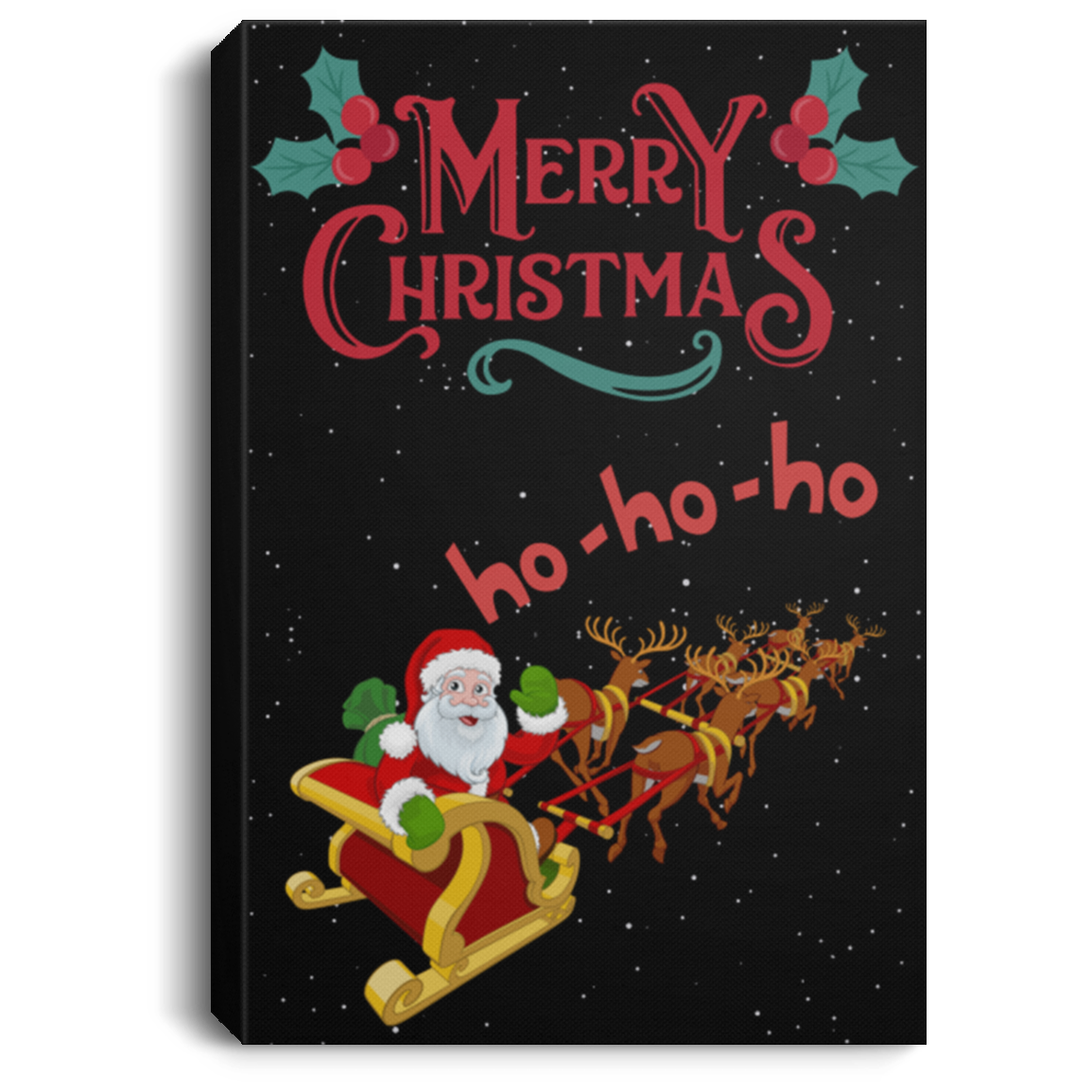 Merry Christmas Santa Starry Night