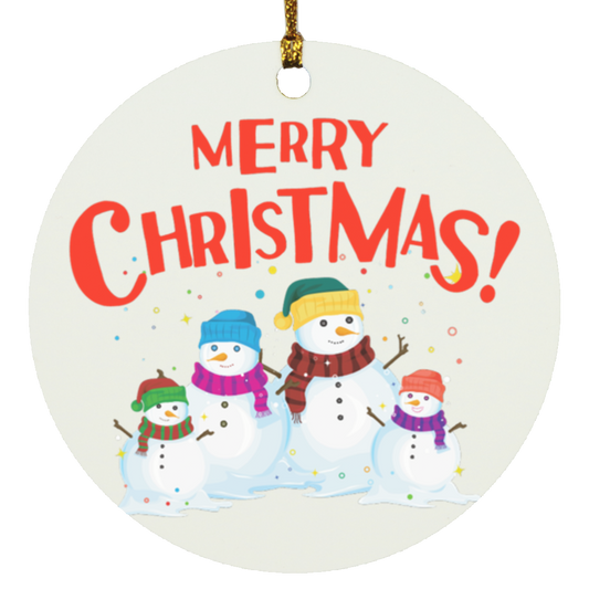 Snowman Family Ornament