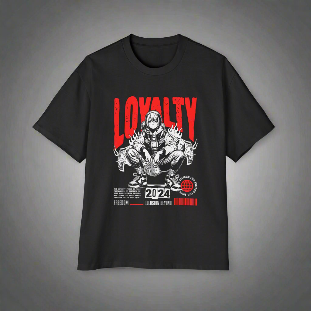 Loyalty Graphic Men's Heavy Oversized Tee