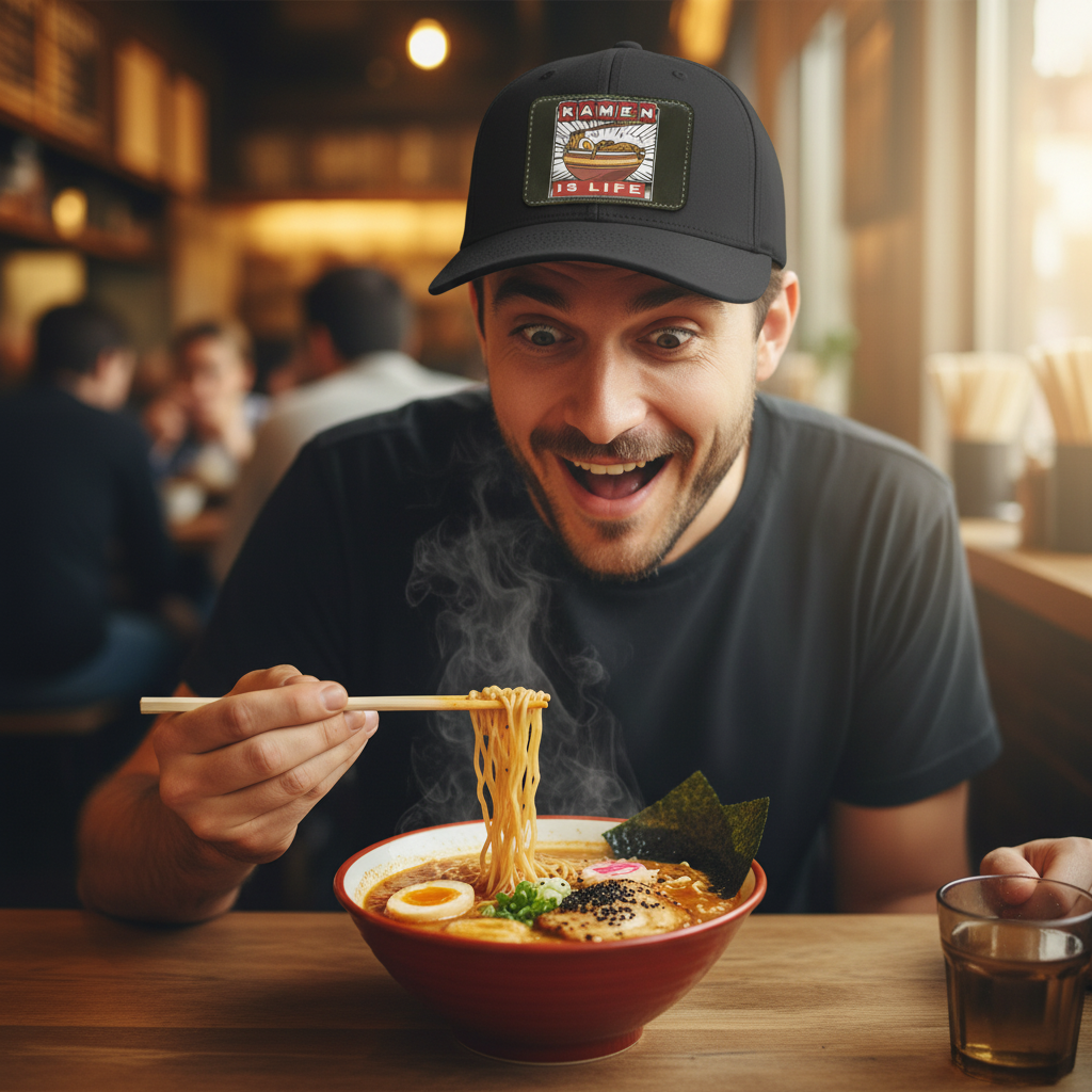 Ramen Is Life Twill Cap - Patch