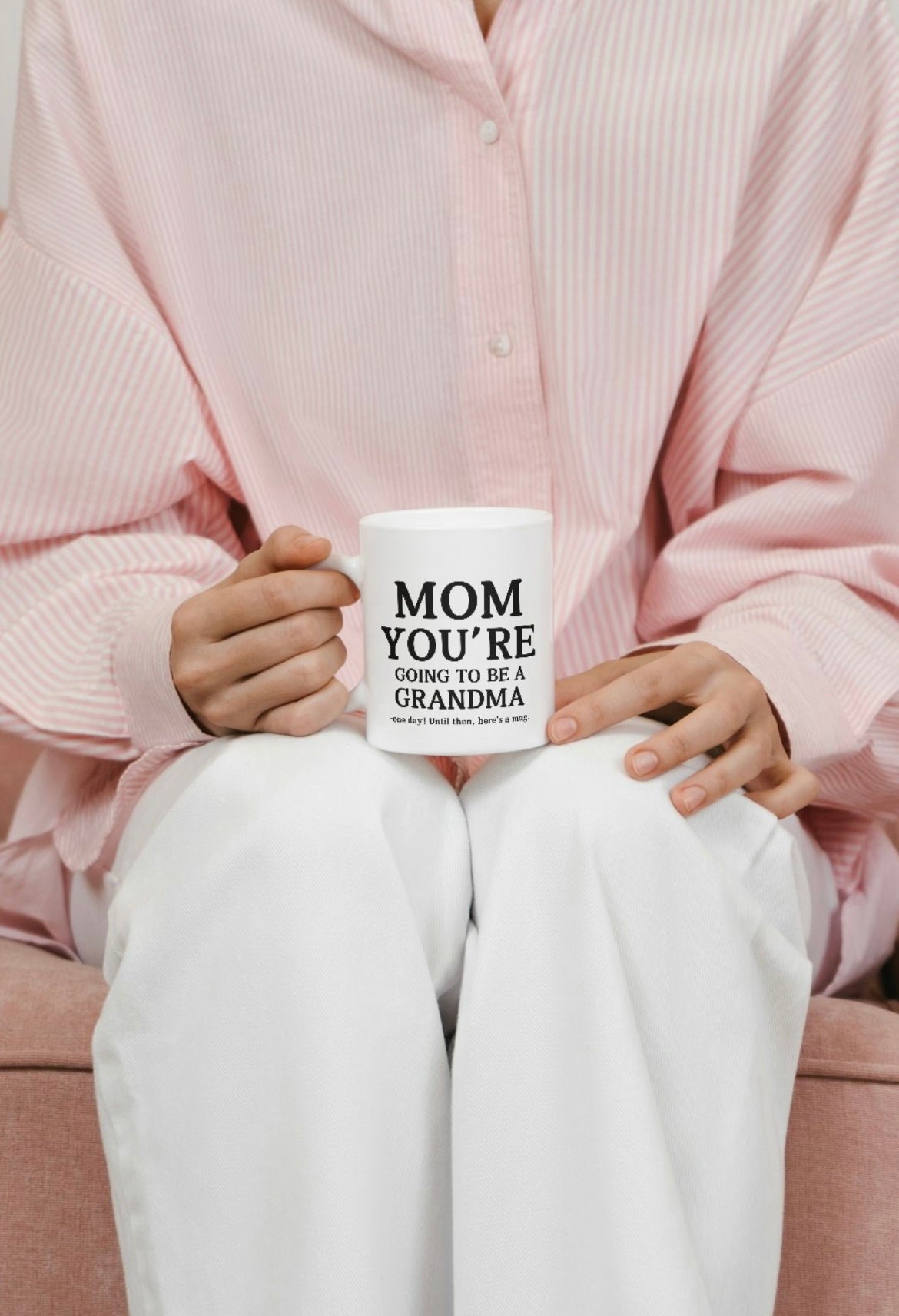 Mom You’re Going To Be A Grandma Surprise Gift Mug Funny Gift For Mom