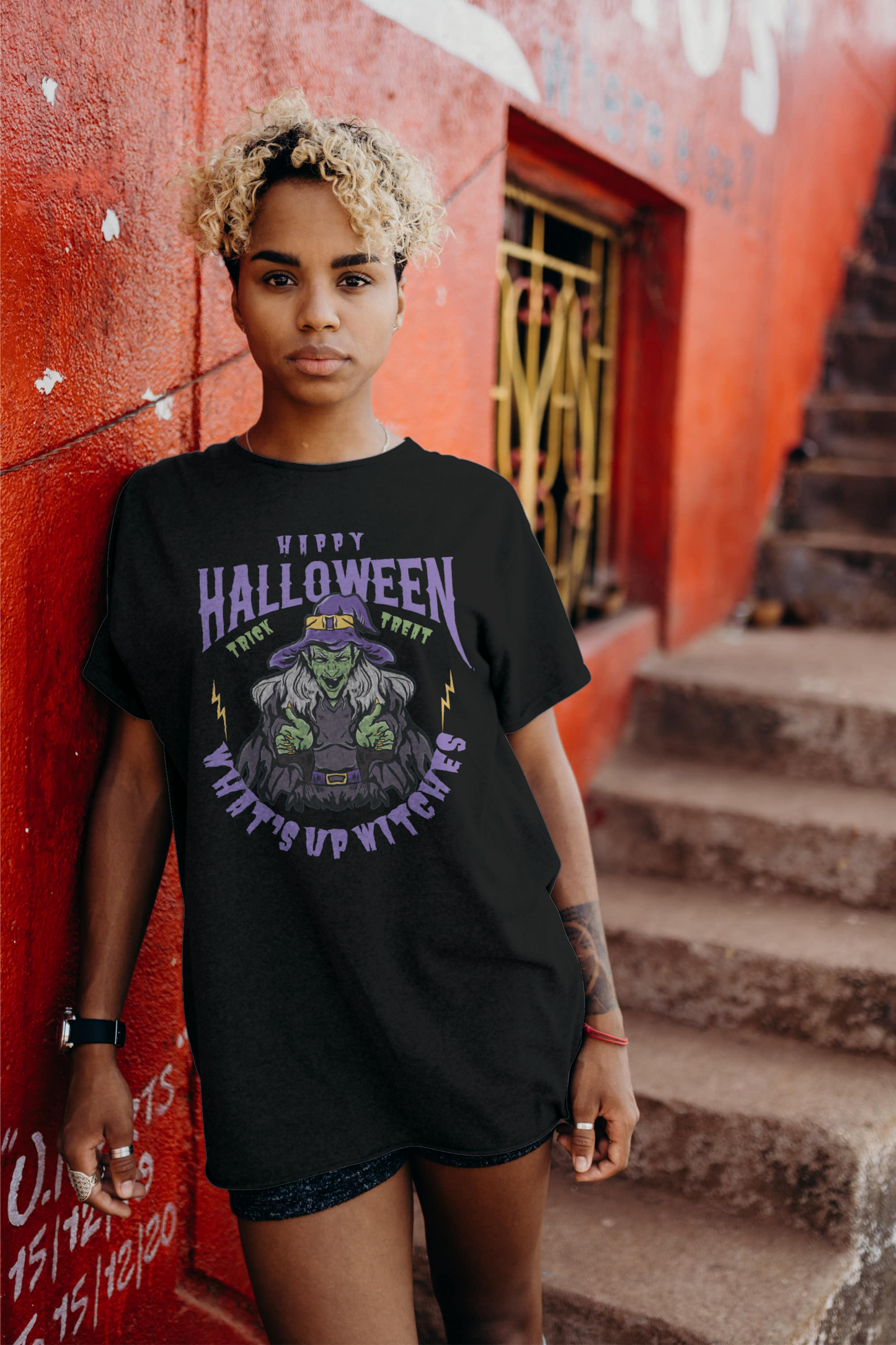 What's Up Witches Trick Or Treat Halloween T-Shirt