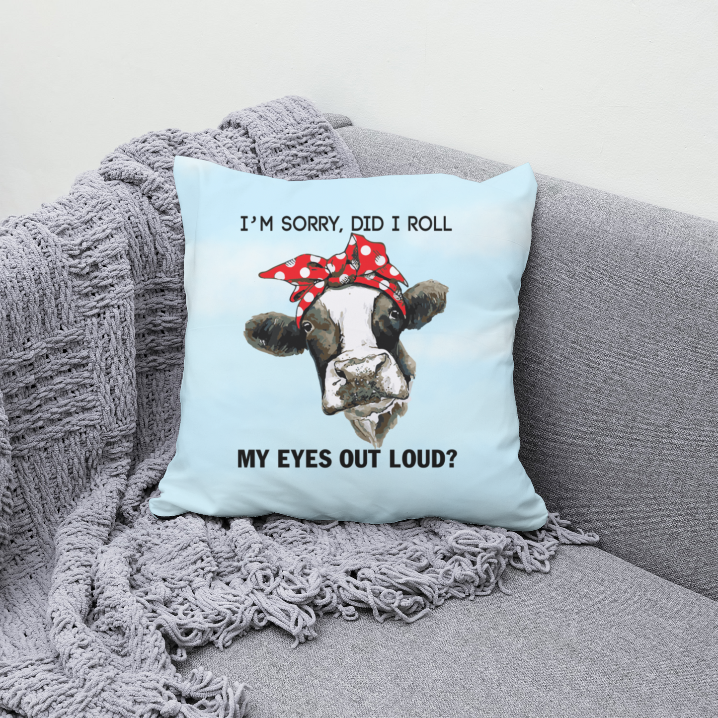 Sassy Cow Pillow