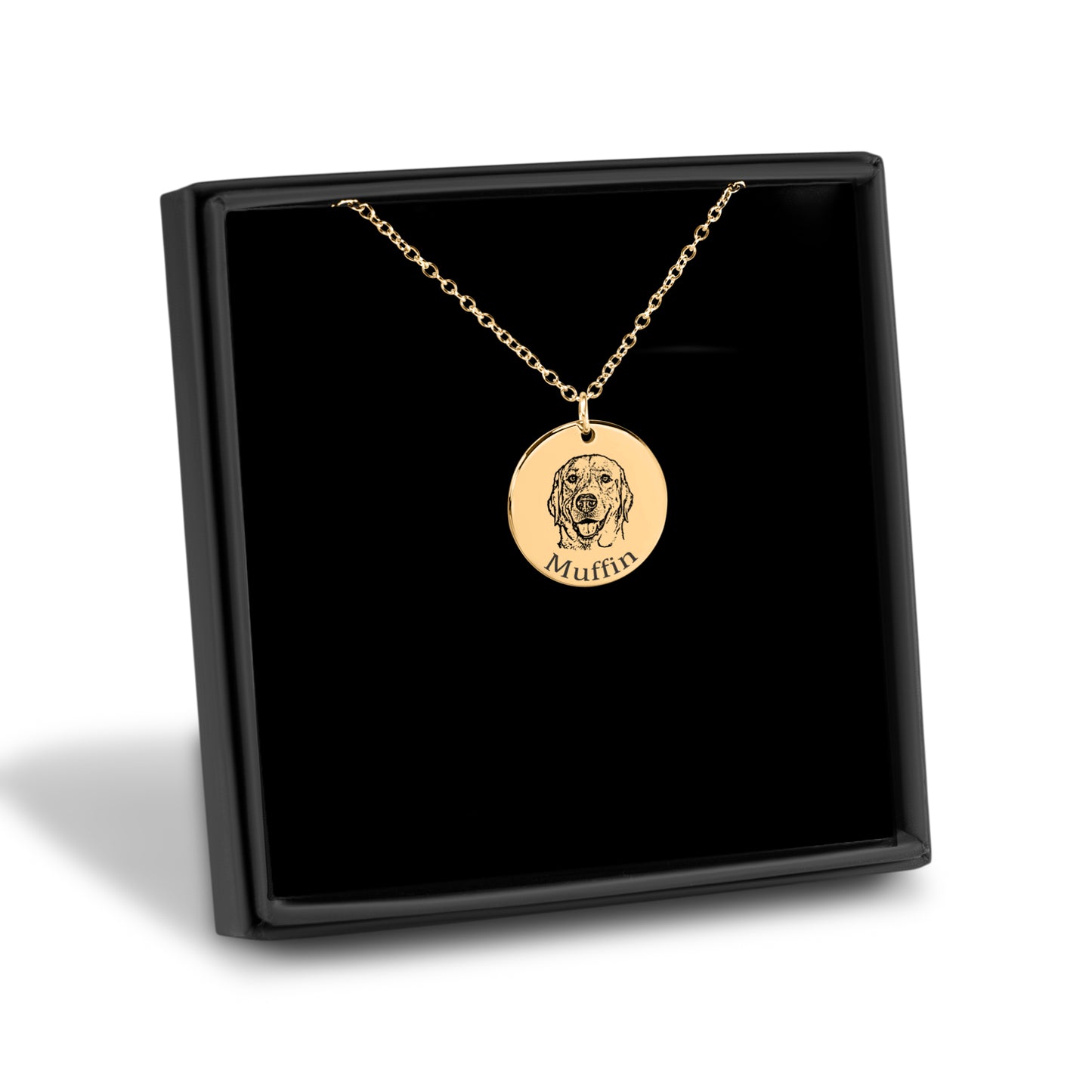 Personalized Dog Portrait Necklace