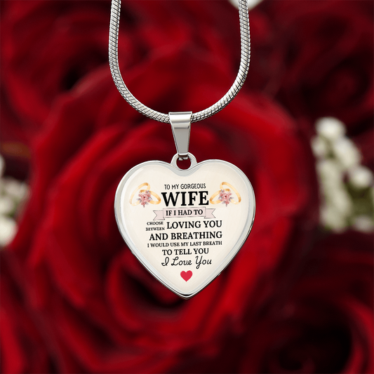 Breathless Love: Heartfelt Necklace for My Wife