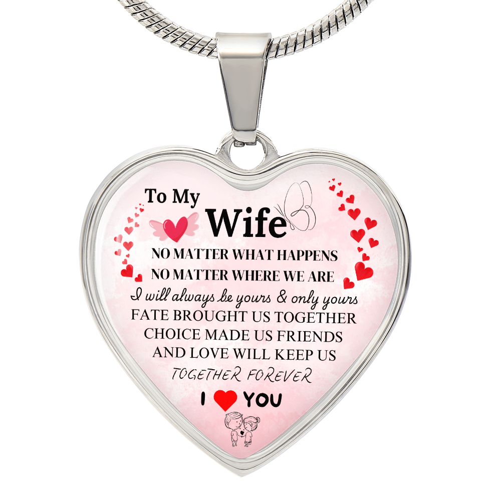 To My Wife - Forever Yours: The Eternal Love Necklace