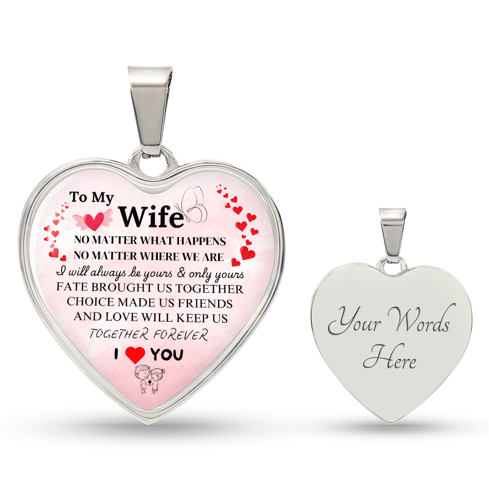 To My Wife - Forever Yours: The Eternal Love Necklace