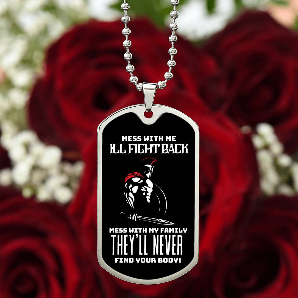 Fierce Protector's Oath Dog Tag