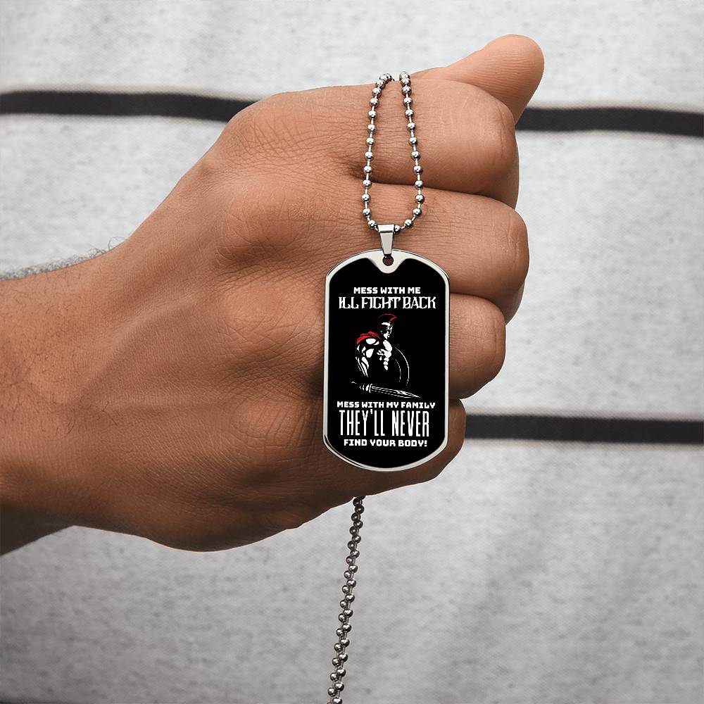 Fierce Protector's Oath Dog Tag