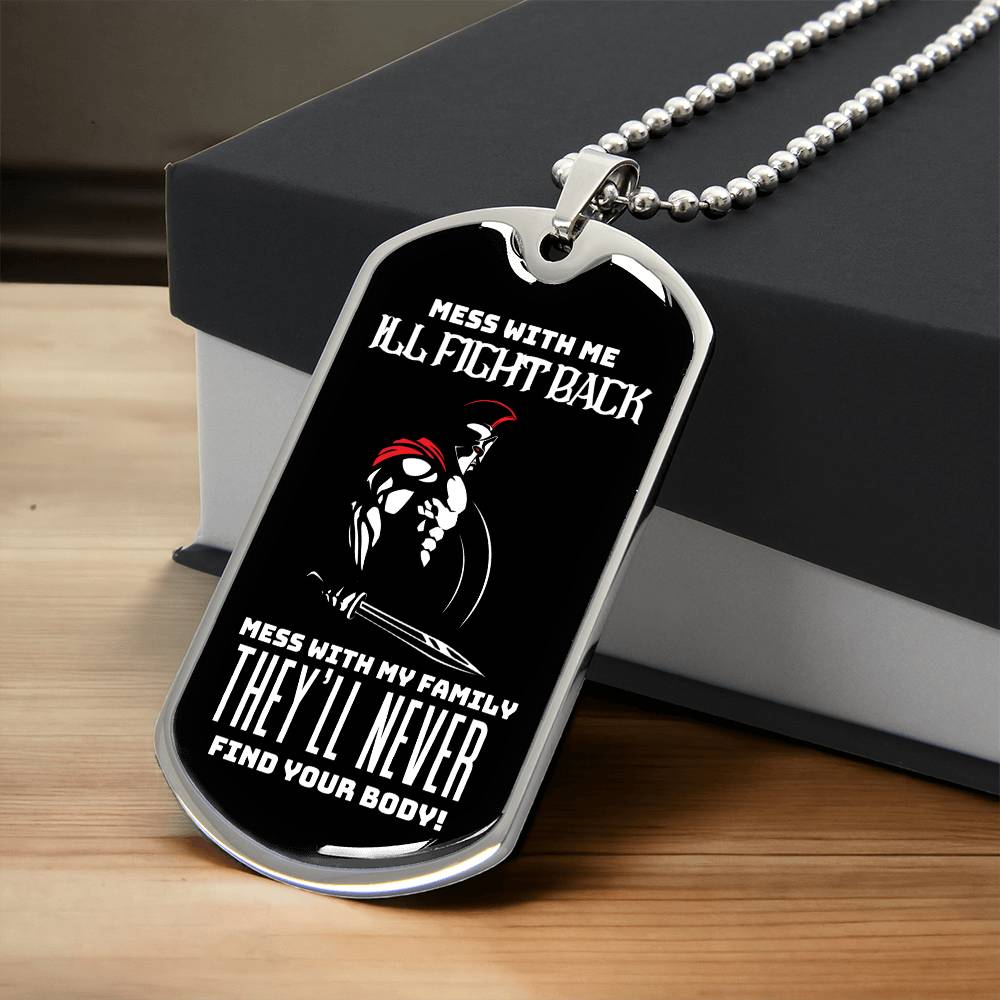 Fierce Protector's Oath Dog Tag