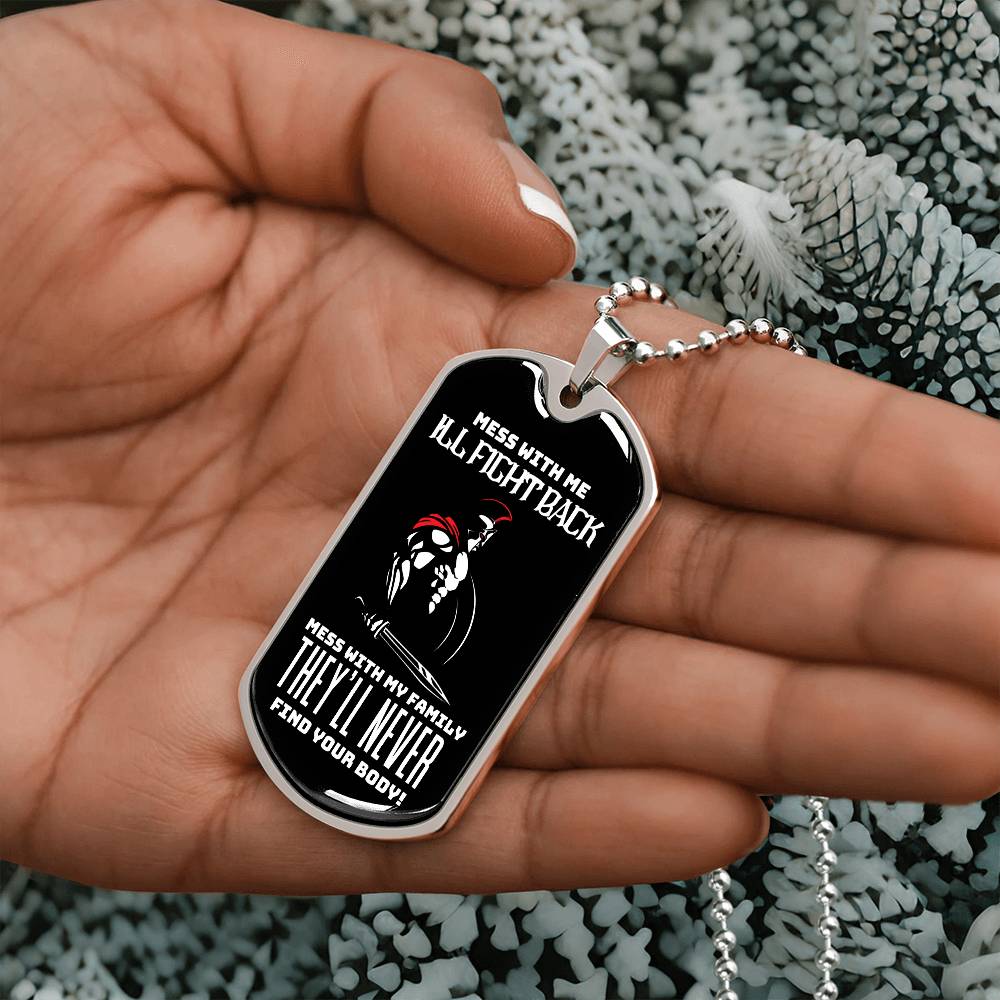 Fierce Protector's Oath Dog Tag