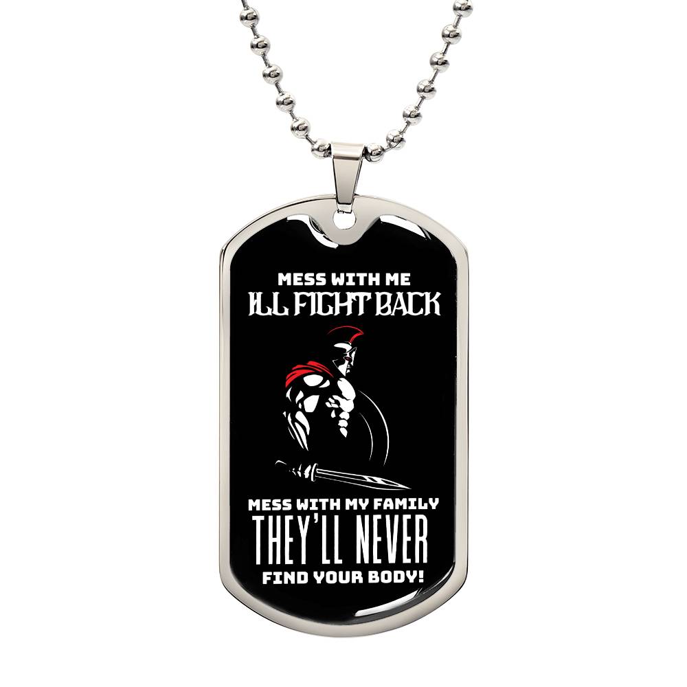 Fierce Protector's Oath Dog Tag