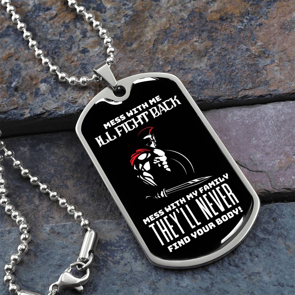 Fierce Protector's Oath Dog Tag