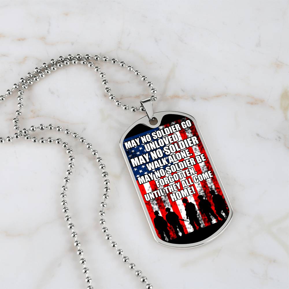 Guardian's Creed: No Soldier Left Behind Dog Tag