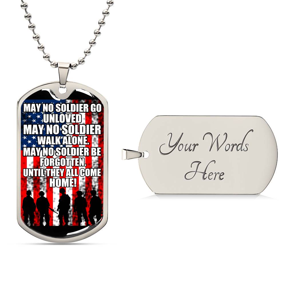 Guardian's Creed: No Soldier Left Behind Dog Tag