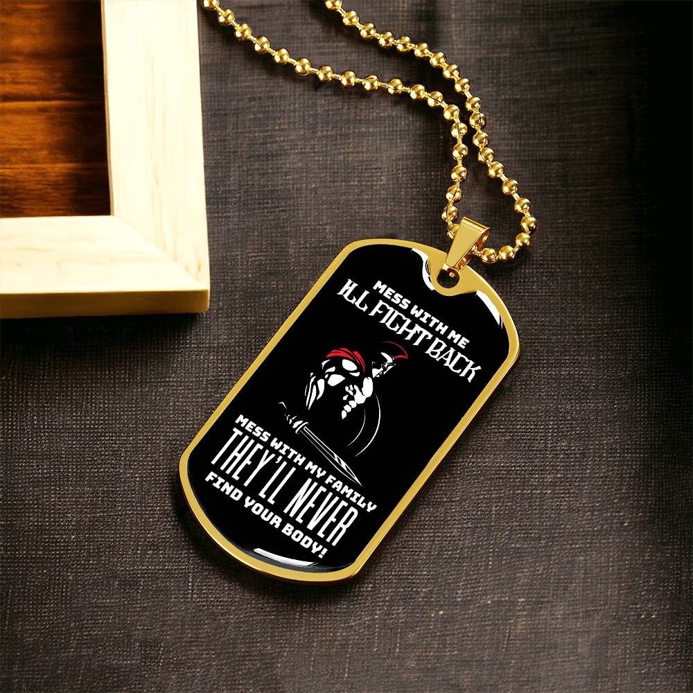 Fierce Protector's Oath Dog Tag