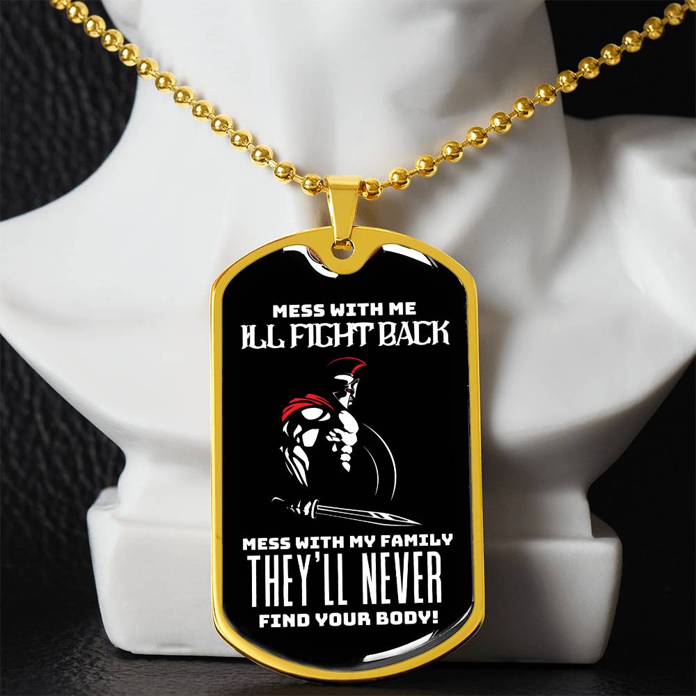 Fierce Protector's Oath Dog Tag