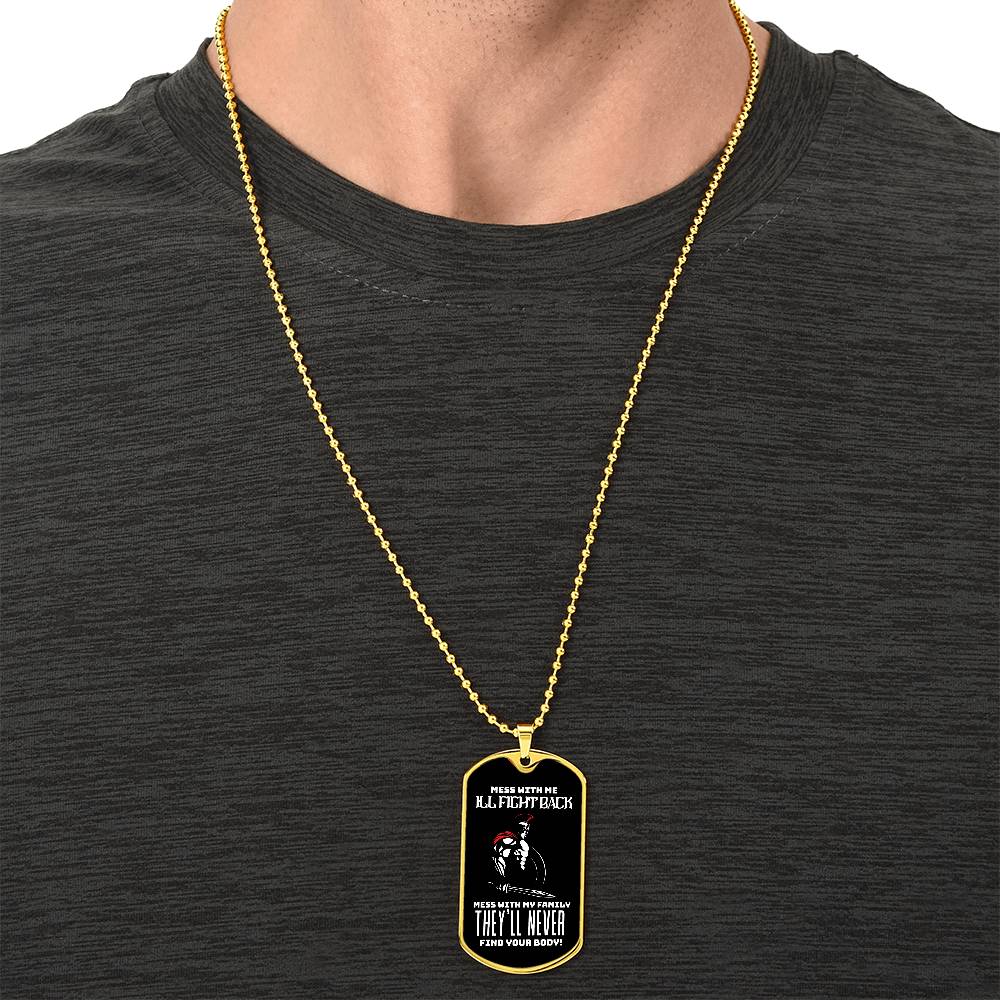 Fierce Protector's Oath Dog Tag