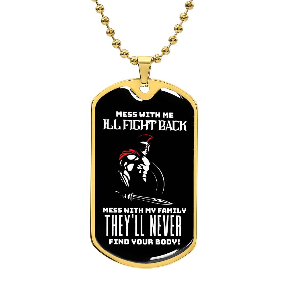 Fierce Protector's Oath Dog Tag