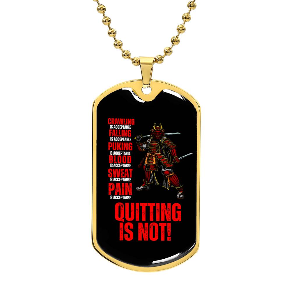 Ronin Guardian Fierce Protector Dog Tag