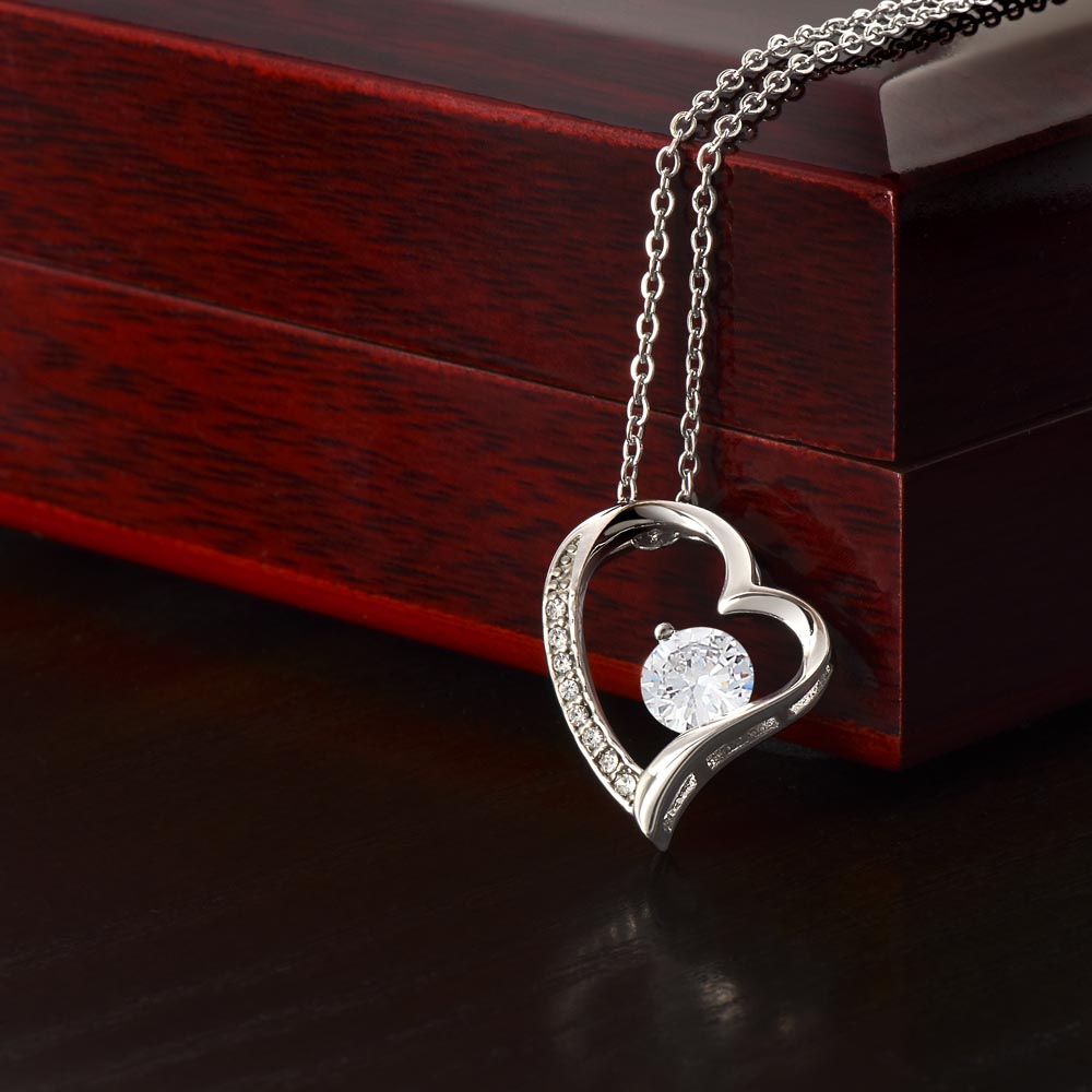 To My Smokin' Hot Wife Forever Love Necklace