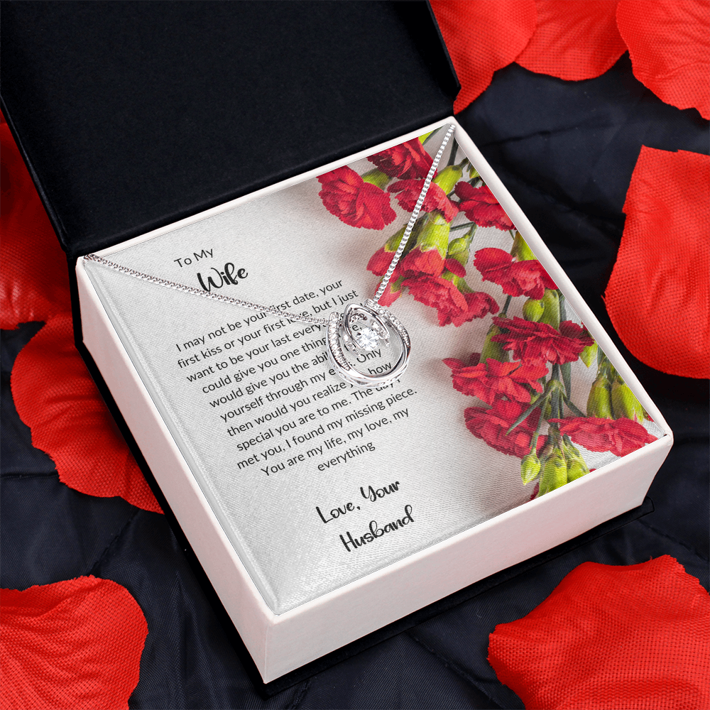 To My Wife - Lucky to Love You Necklace