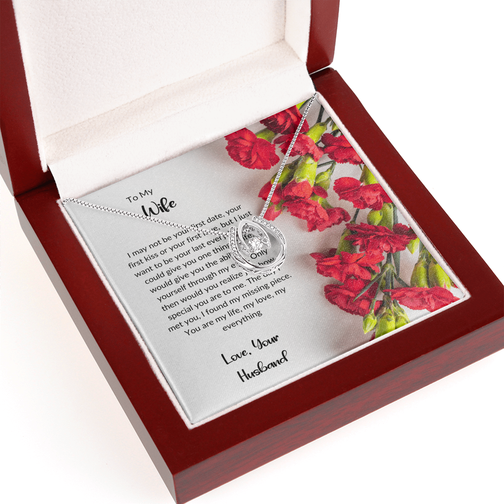 To My Wife - Lucky to Love You Necklace
