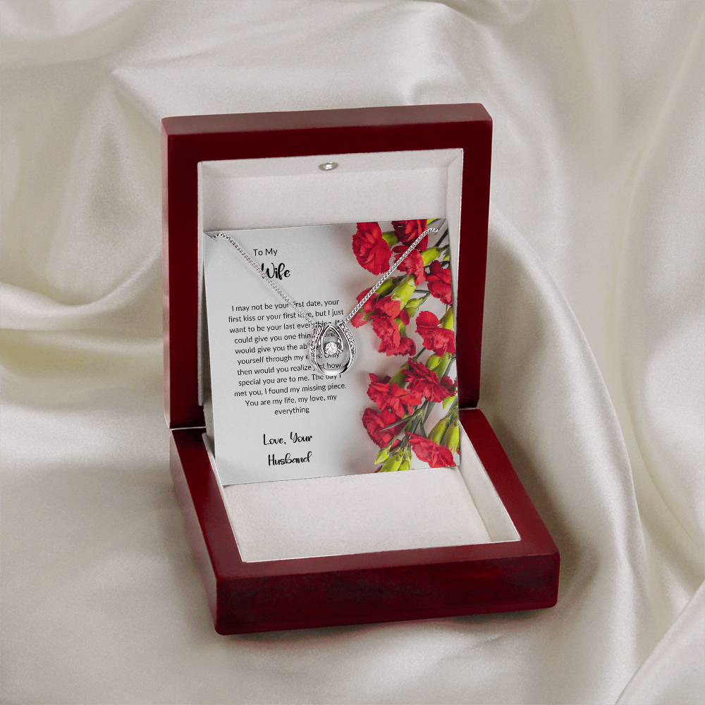 To My Wife - Lucky to Love You Necklace