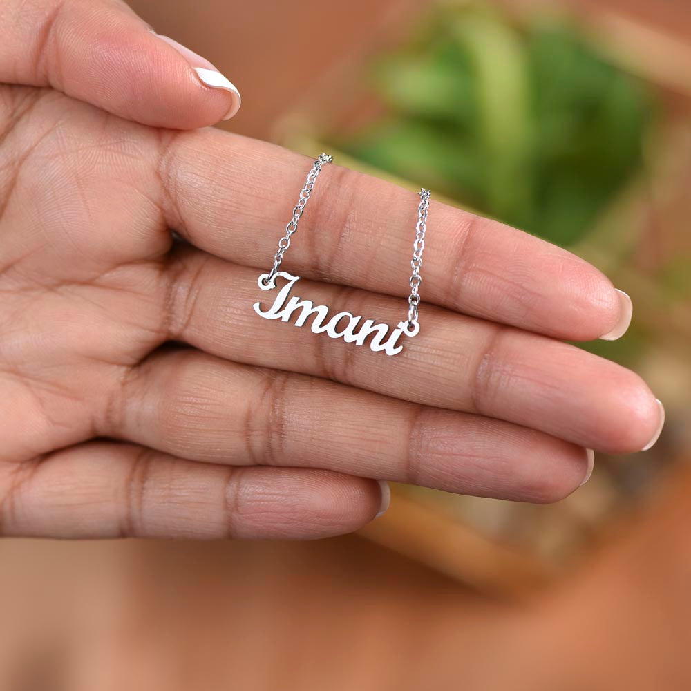 Endless Joy A Daughter’s Name, A Mother's Love - Custom Name Necklace