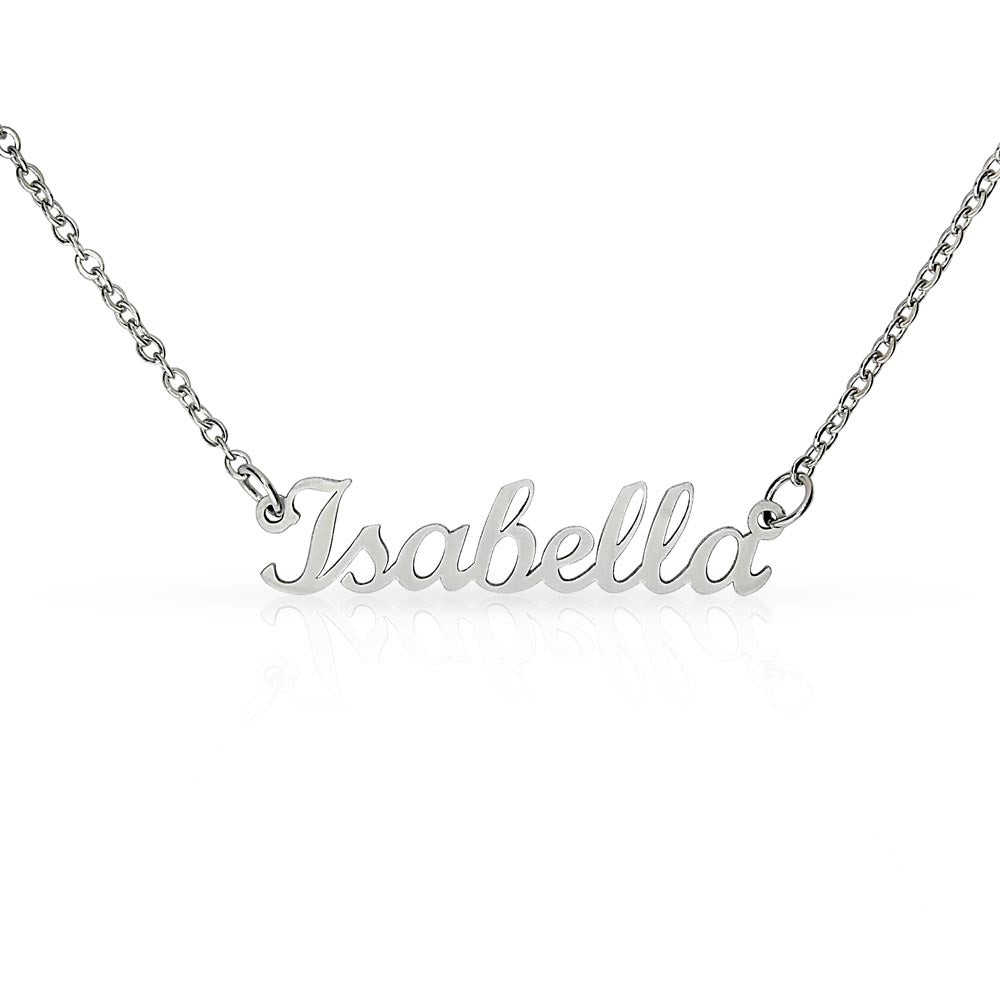 Custom Name Necklace Only (No MC)