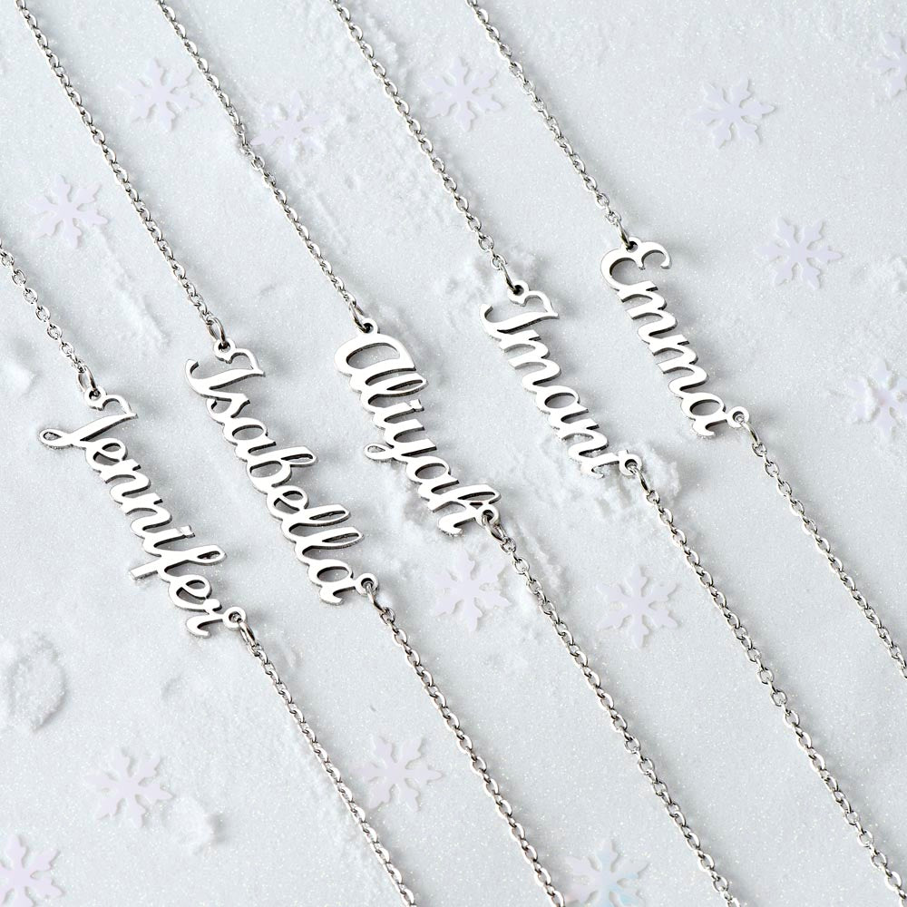 Custom Name Necklace Only (No MC)