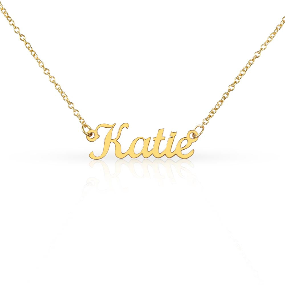 Custom Name Necklace Only (No MC)