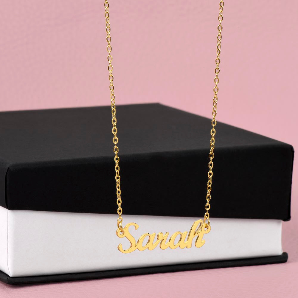 Custom Name Necklace Only (No MC)