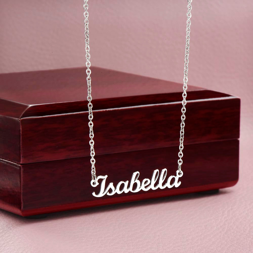 Custom Name Necklace Only (No MC)