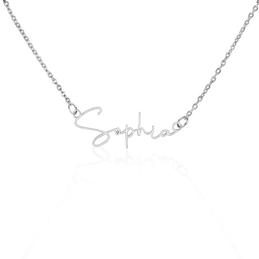Eternal Elegance - Signature Name Necklace