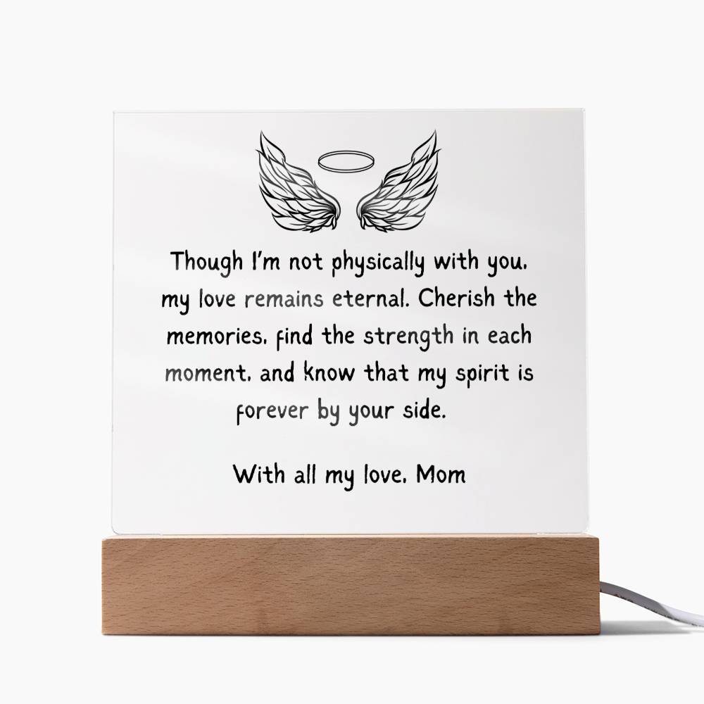 Words of Eternal Love Acrylic Square Plaque