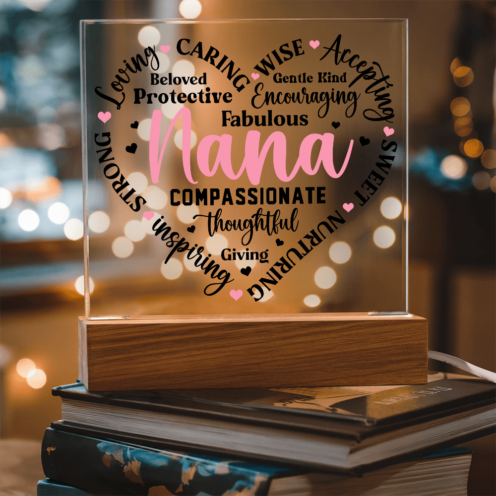 To My Nana - Square Acrylic Piece