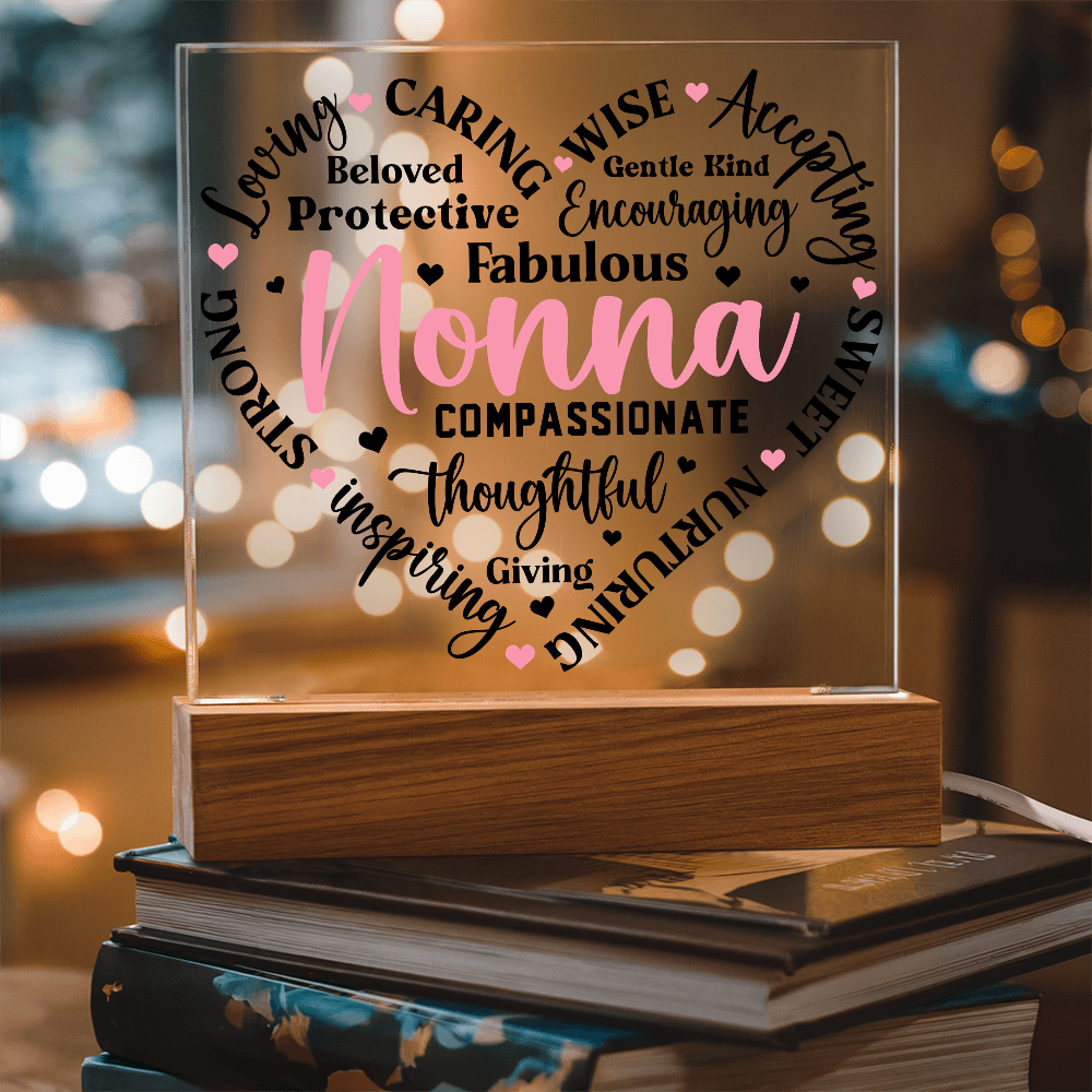 To My Nonna - Forever Loved Square Acrylic Piece