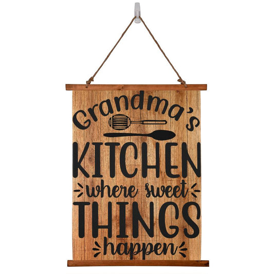Grandma's Kitchen Where Sweet Things Happen Wall Tapestry