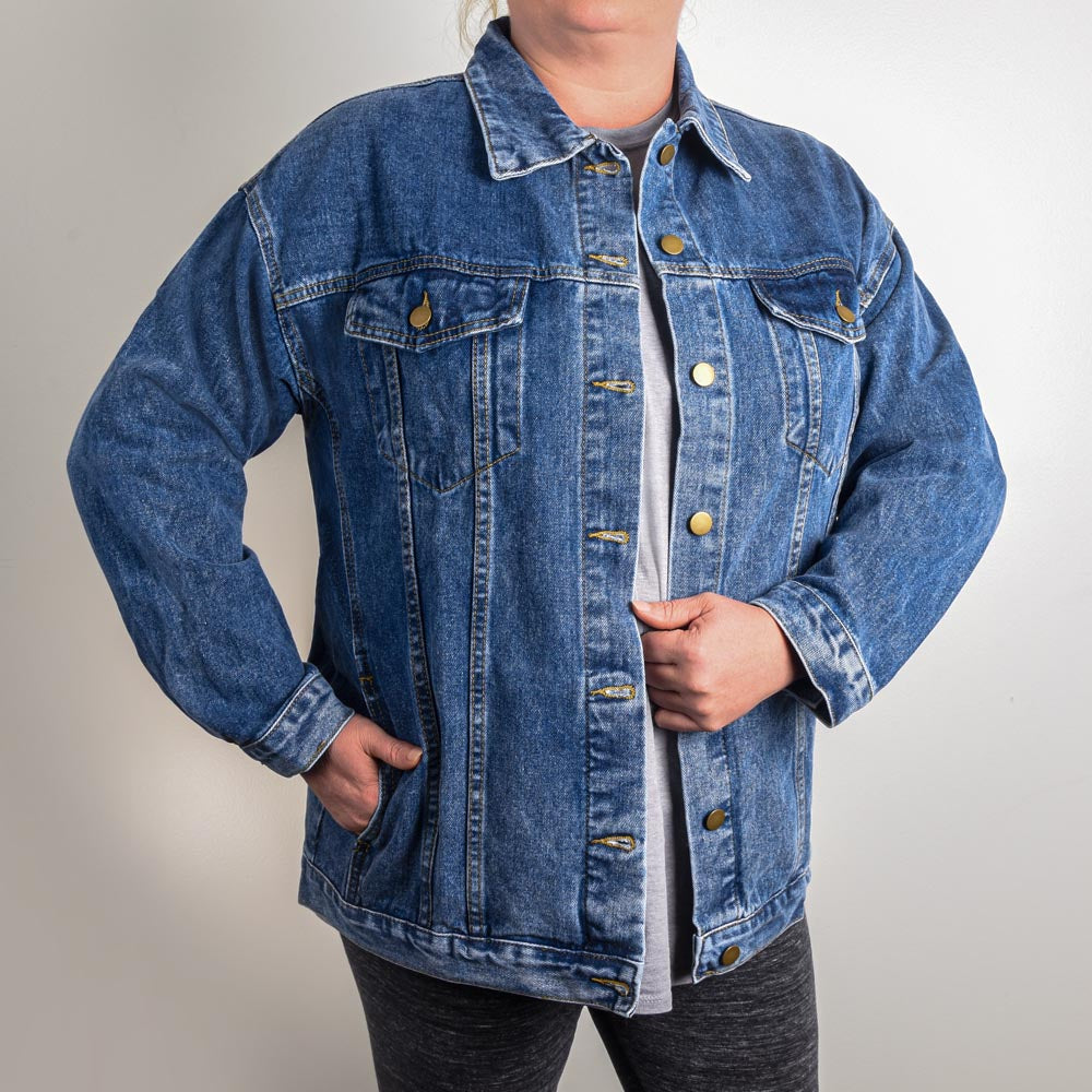 Unifying Eagle: Citizens' Colors DTG Denim Jacket
