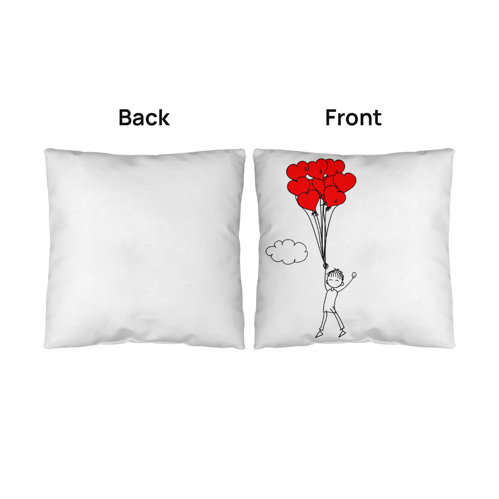 Love is in the Air: A Perfect Pair Matching Valentines Day Pillow 1