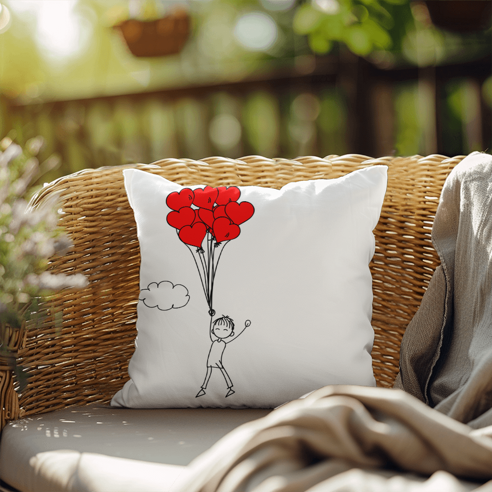 Love is in the Air: A Perfect Pair Matching Valentines Day Pillow 1