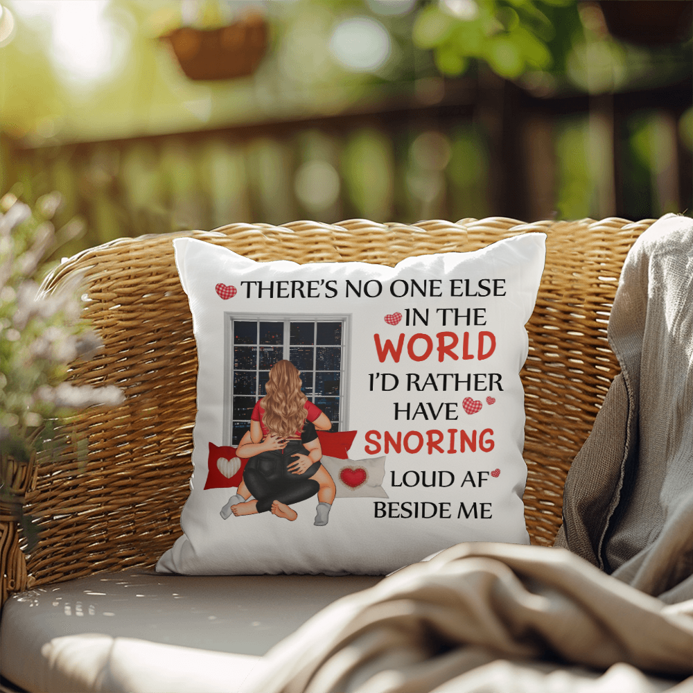 Loud & Loved: My Perfect Sleep Partner Valentines Day Pillow, Gift for Valentines Day, Gift for Him