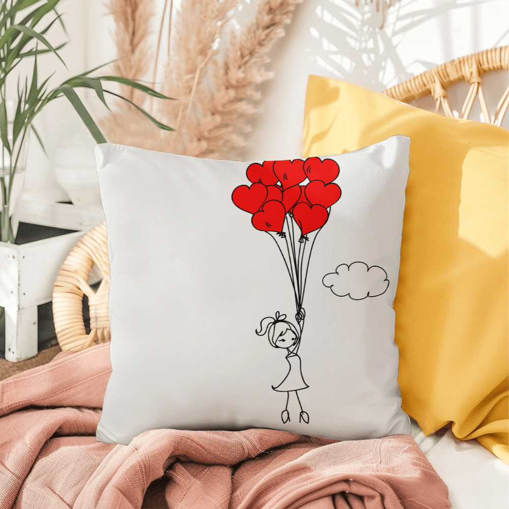 Love is in the Air: A Perfect Pair Matching Valentines Day Pillow 2
