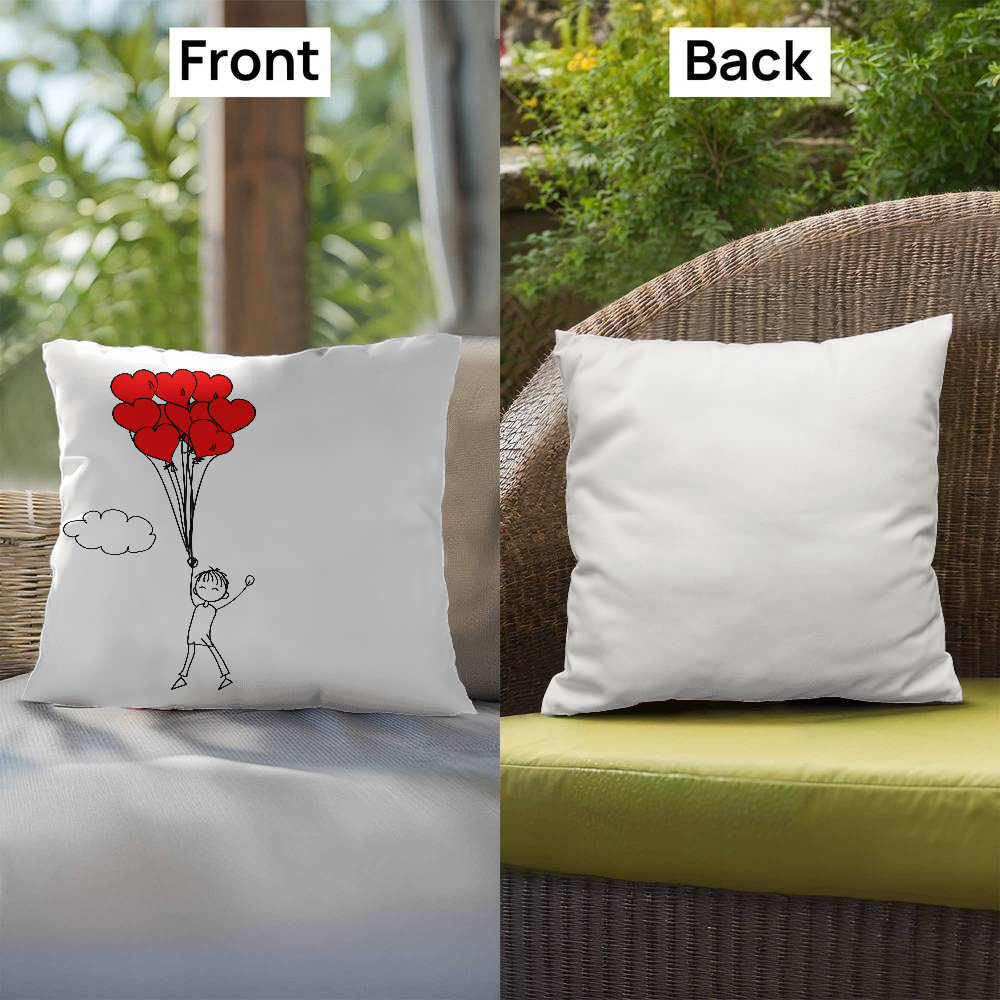 Love is in the Air: A Perfect Pair Matching Valentines Day Pillow 1