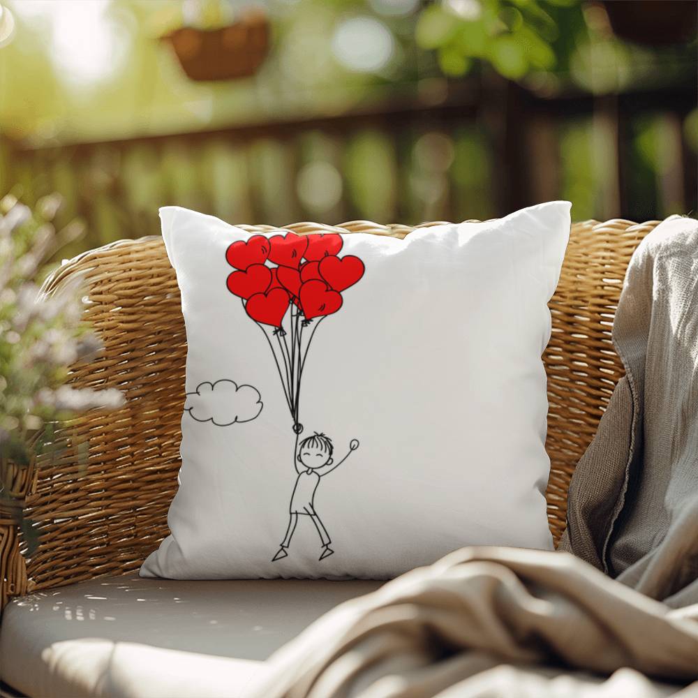 Love is in the Air: A Perfect Pair Matching Valentines Day Pillow 1