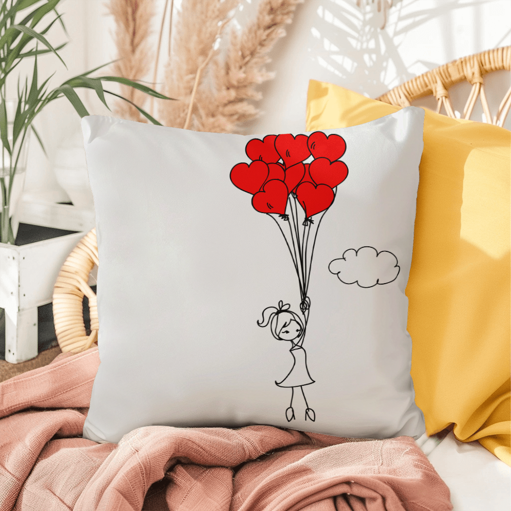 Love is in the Air: A Perfect Pair Matching Valentines Day Pillow 2